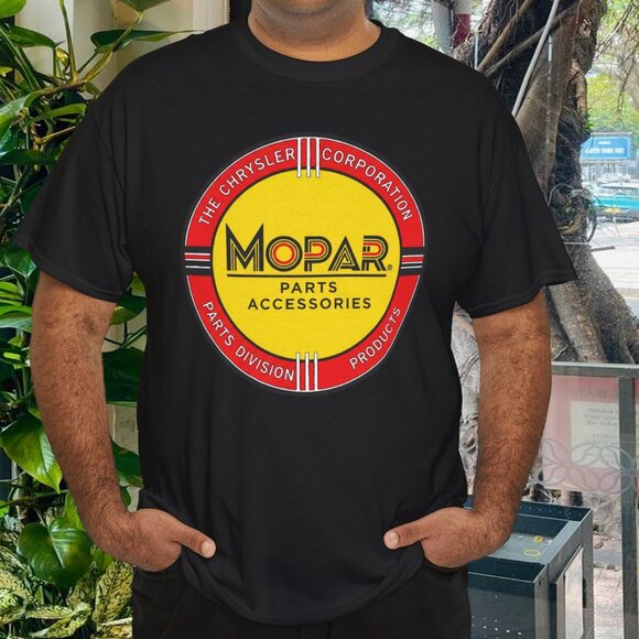 Mopar Parts-Inspired Logo Tee T-Shirt - Picture 1 of 4